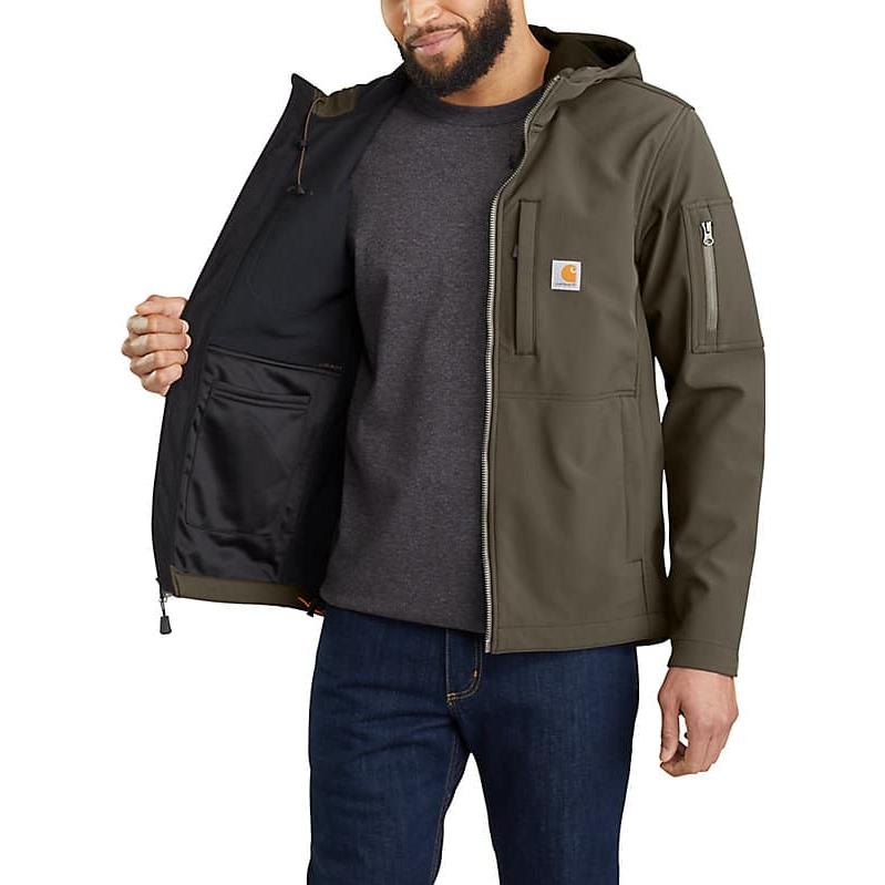 Lookbook Carhartt WIP 防潑水中厚軟殼連帽外套 休閒抓絨夾克 103829