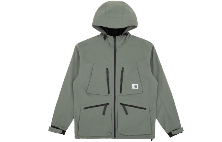 Carhartt WIP Reflective Label Pocket Outdoor Hoodie Jacket Green Men’s CHXJKI028702G-GRX