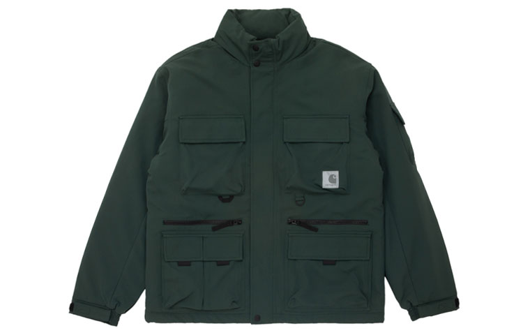 Carhartt WIP Reflective Logo Multi-Pocket Thick Jacket Green CHXJKI028380F-GRD