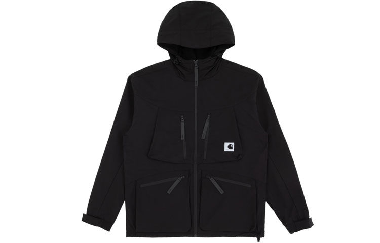 Carhartt WIP Reflective Tag Multi-Pocket Outdoor Hoodie Jacket Black () CHXJKI028702G-BKX