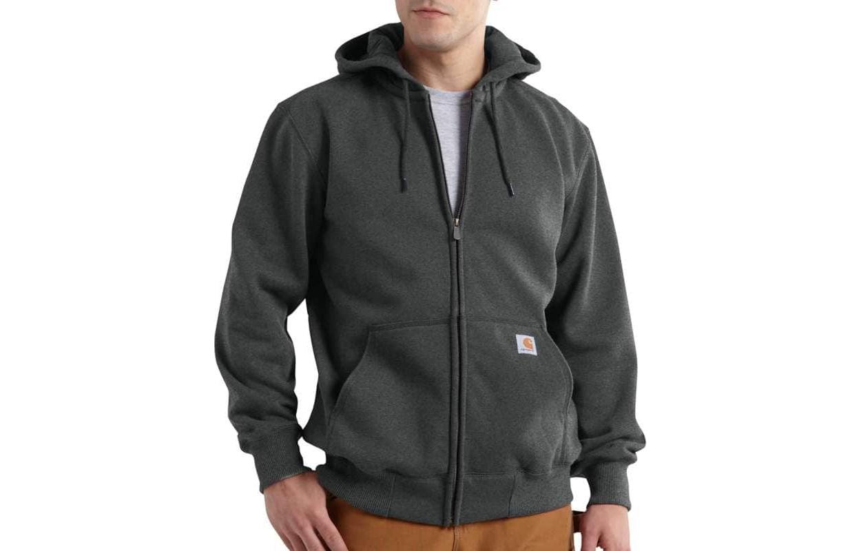 Carhartt WIP Relaxed Fit Sherpa-Lined Full-Zip Hoodie Sweatshirt 103308