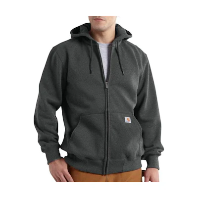 Carhartt WIP Relaxed Fit Sherpa-Lined Full-Zip Hoodie Sweatshirt 103308