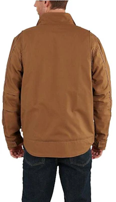 Carhartt WIP Relaxed Fit Warm Rating Jacket Canvas Patterned Long Sleeve Coat 102179 Shop Carhartt WIP Relaxed Fit Warm Rating Jacket Canvas Patterned Long Sleeve Coat 102179