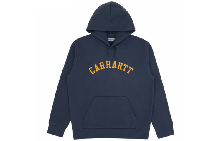 Carhartt WIP Retro Arc Embroidered Hoodie Navy Blue I028478-0E0-90