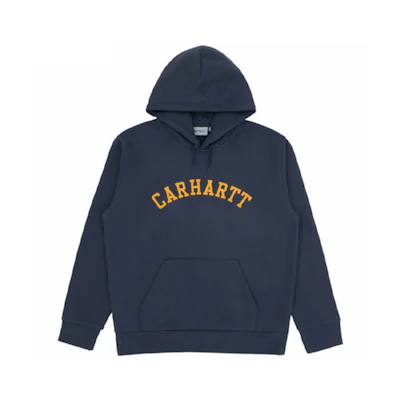 Carhartt WIP Retro Arc Embroidered Hoodie Navy Blue I028478-0E0-90