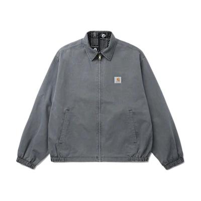 Carhartt WIP Reversible Badge Graphic Zip-Up Jacket Black - Long Sleeve CHXJKA241001MBKX
