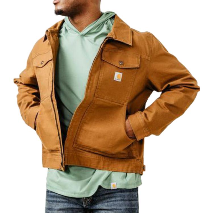 Details for Carhartt WIP Rugged Flex Duck Jacket Relaxed Fit Zip-Up Unisex Thermal Coat 105748