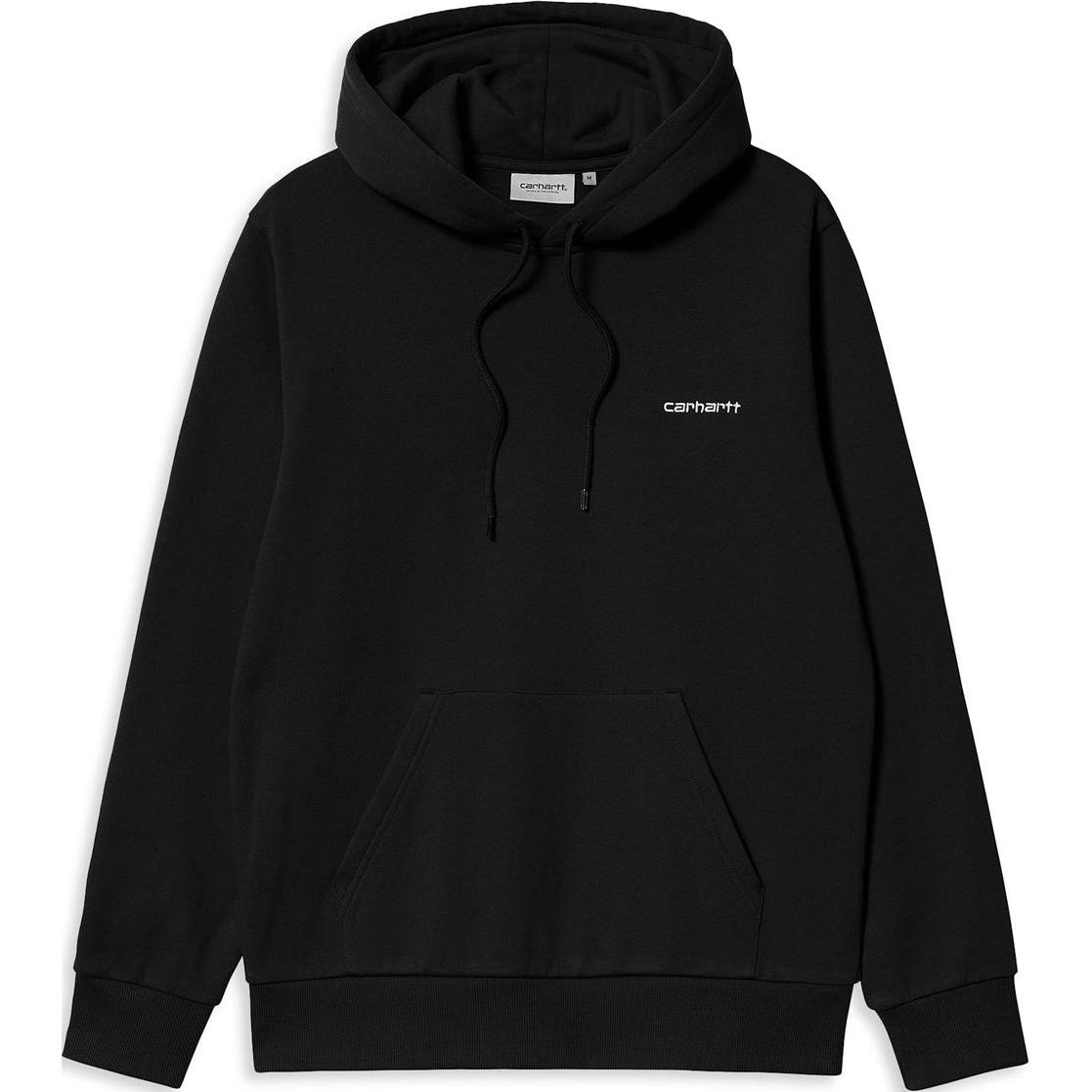 Carhartt WIP Script Embroidered Hoodie Black I033658-0D2-XX