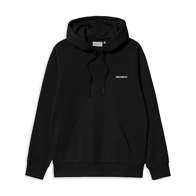 Carhartt WIP Script Embroidered Hoodie Black I033658-0D2-XX