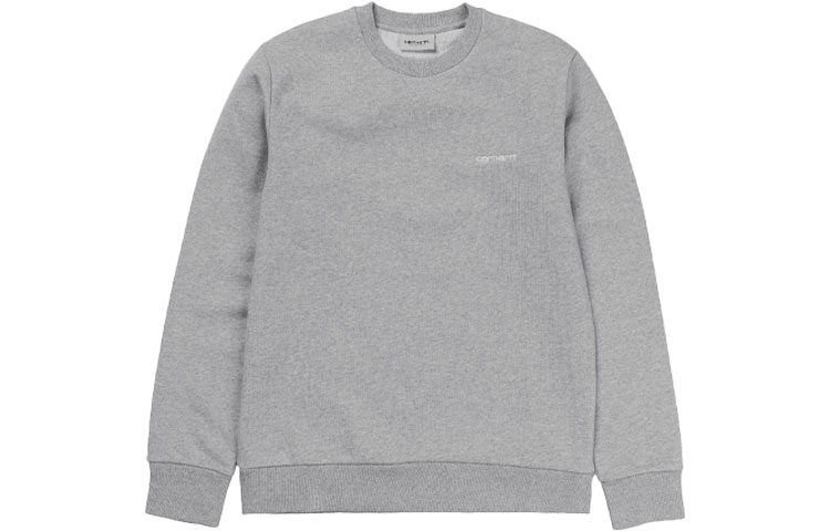 Carhartt WIP Script Embroidery Crewneck Sweatshirt Grey I024678-V6-91