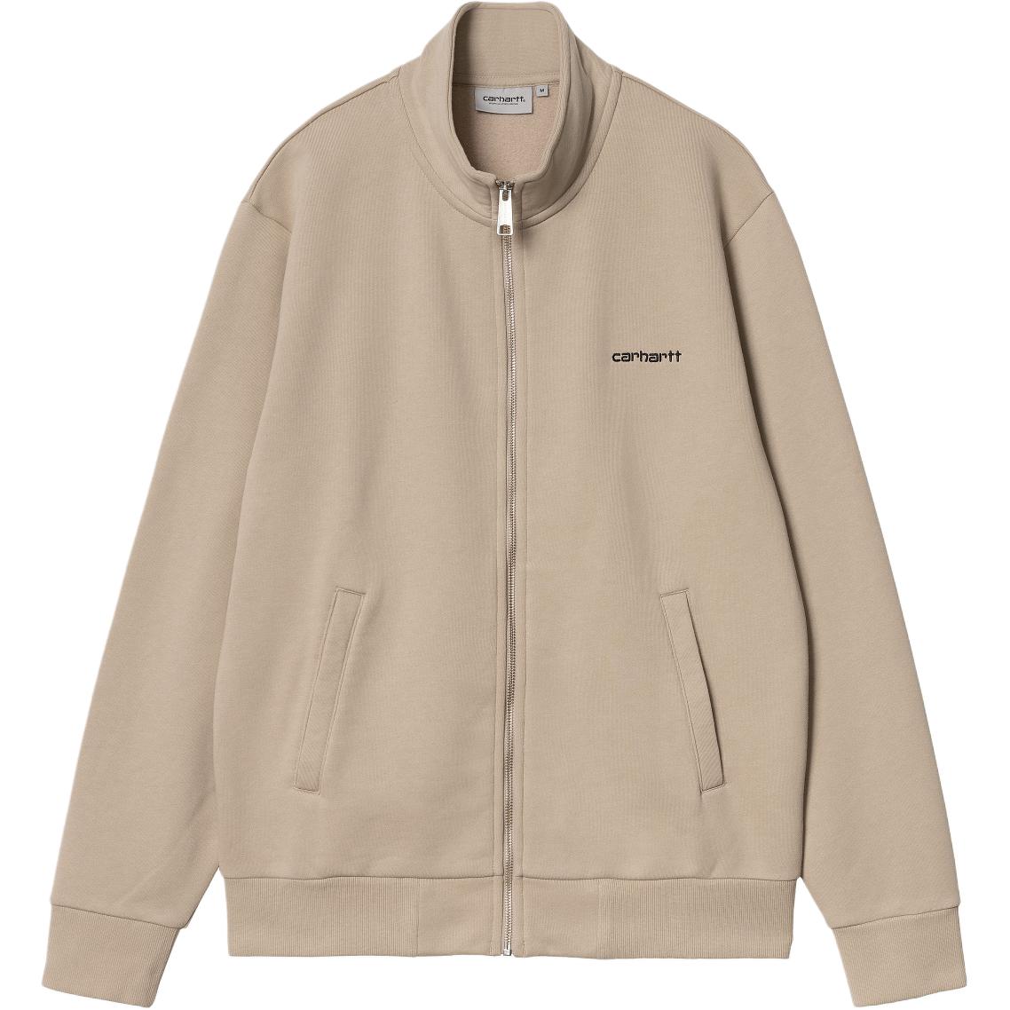 Carhartt WIP Script Embroidery High-Neck Jacket Khaki Unisex Long Sleeve I033062-AW-XX