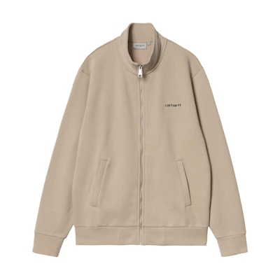 Carhartt WIP Script Embroidery High-Neck Jacket Khaki Unisex Long Sleeve I033062-AW-XX
