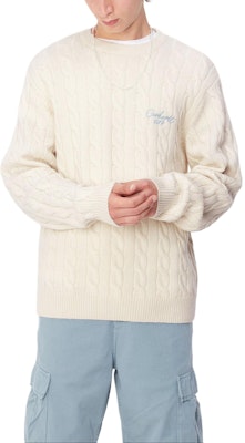 Carhartt WIP Signature Crewneck Sweater Logo Huruf Lengan Panjang Lelaki Krim. I033885-2JH-XX Purchase Carhartt WIP Signature Crewneck Sweater Logo Huruf Lengan Panjang Lelaki Krim. I033885-2JH-XX