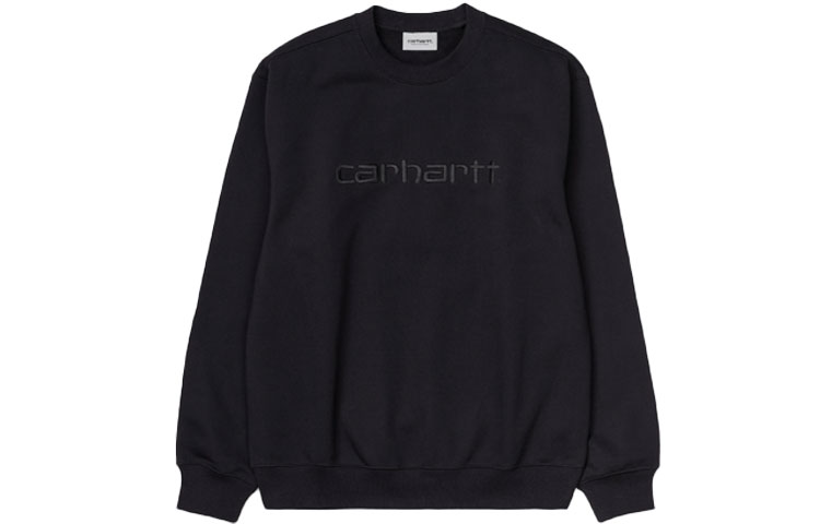 Carhartt WIP Simple Logo Embroidered Crewneck Sweatshirt Black () I027092-89-91