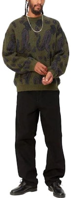 カーハート WIP シングルニー パンツ ブラック ストレートロゴデニム. I032024-89-02 Shop カーハート WIP シングルニー パンツ ブラック ストレートロゴデニム. I032024-89-02