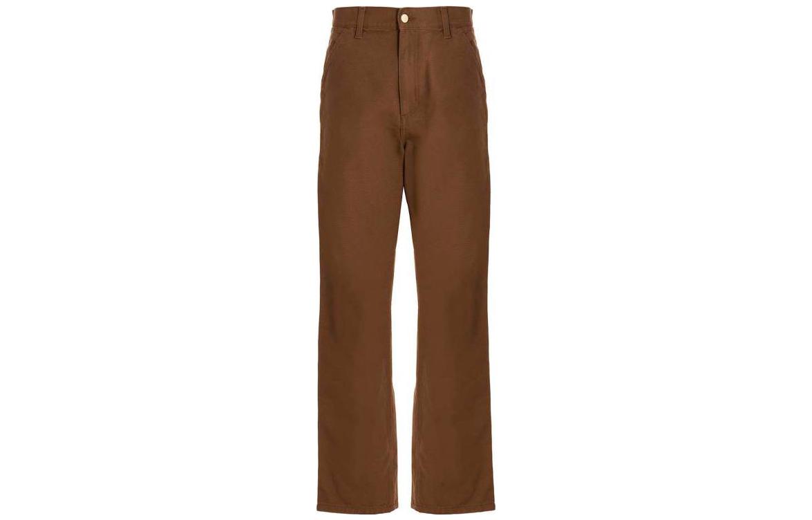 Order Carhartt WIP SS23 棕色高腰直筒工裝單膝褲. I031497-HZ0-232