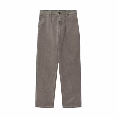 Carhartt WIP Single Knee Straight-Leg Jeans FW22 Black Denim Pants. I026463-89-FH