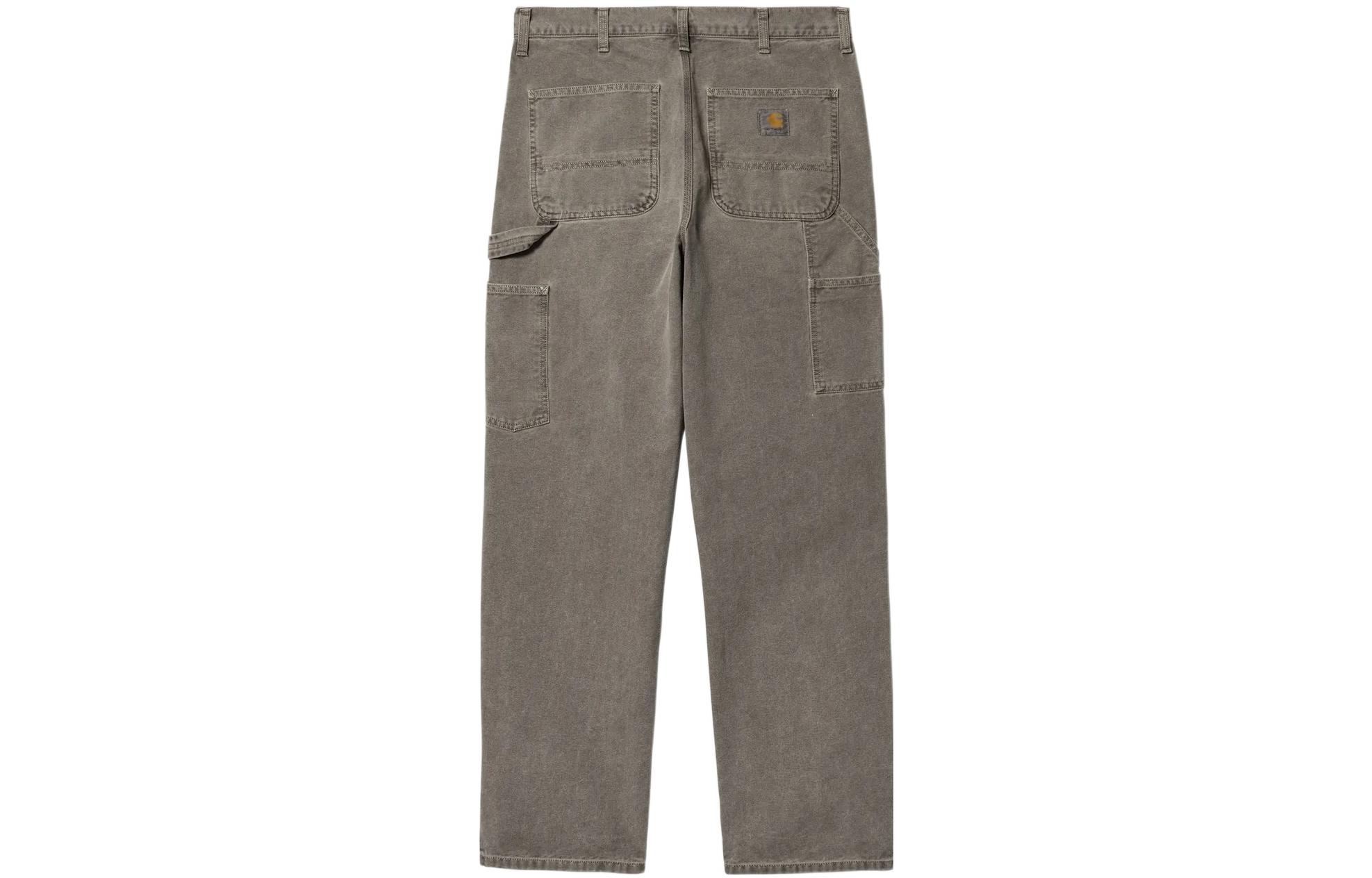 Lookbook カーハート WIP シングルニー ストレートレッグ ジーンズ FW22 ブラックデニムパンツ I026463-89-FH