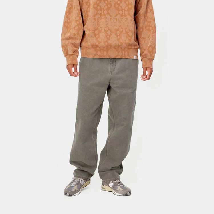 Purchase カーハート WIP シングルニー ストレートレッグ ジーンズ FW22 ブラックデニムパンツ I026463-89-FH