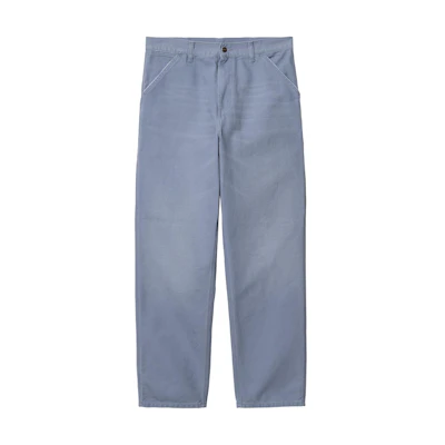 Carhartt WIP Single Knee Work Pants Loose Fit Zip Straight Blue Purple. I031497-1YD-3K