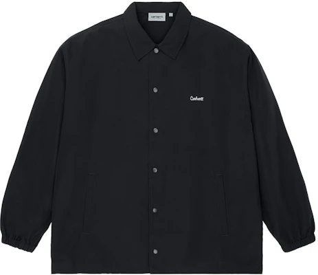 カーハート WIP シングルロゴ コーチジャケット ブラック A221023-0099-01 Buy カーハート WIP シングルロゴ コーチジャケット ブラック A221023-0099-01