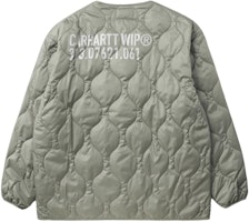 Carhartt WIP Snap Button Long Sleeve Jacket Light Green Unisex CHXJKF23A056LGRL Carhartt WIP Snap Button Long Sleeve Jacket Light Green Unisex CHXJKF23A056LGRL