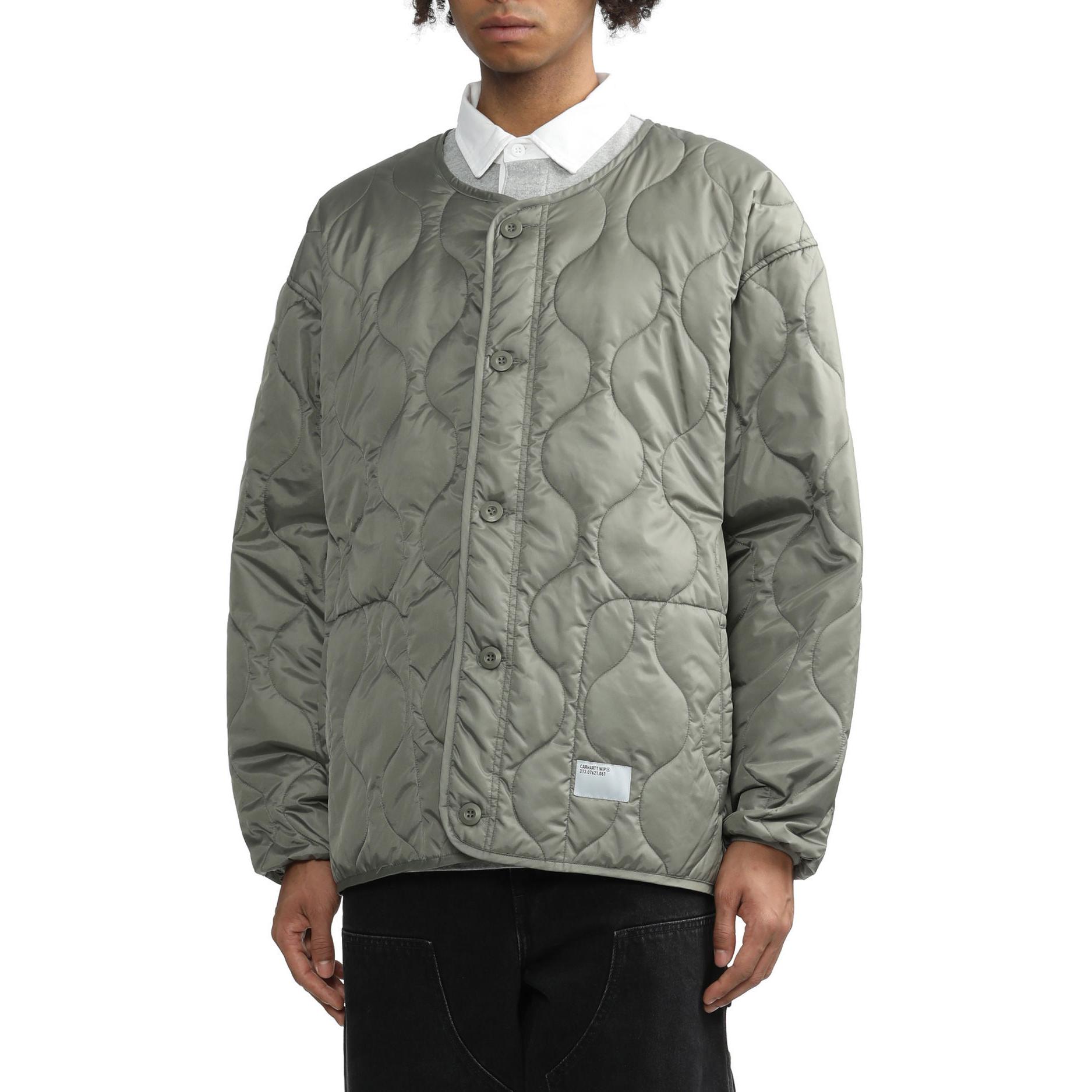 Details for Carhartt WIP Jaket Lengan Panjang Butang Snap Hijau Muda Unisex CHXJKF23A056LGRL