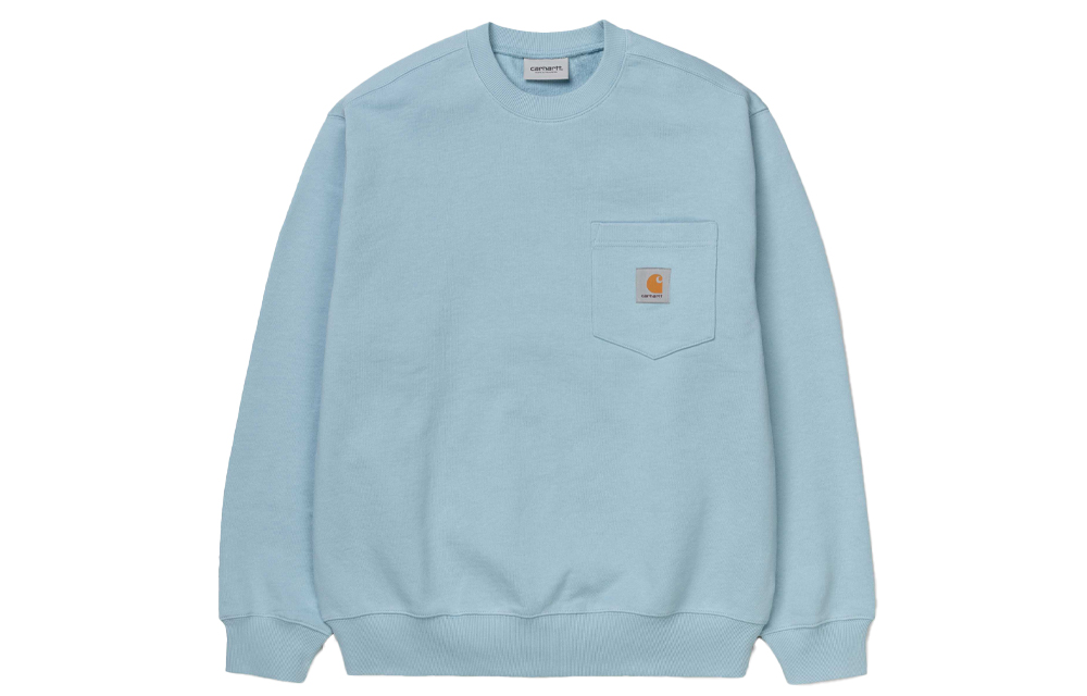 Carhartt WIP Solid Blue Crewneck Sweatshirt I027681-0F4-00