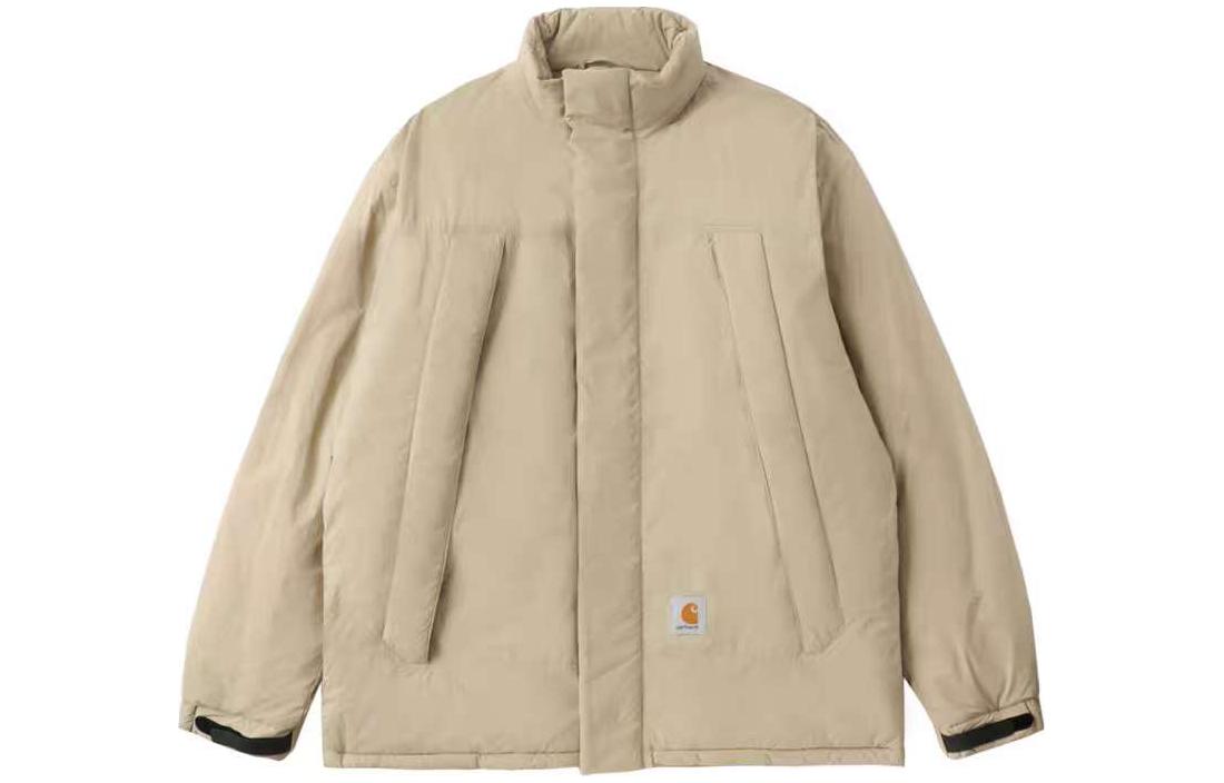 Carhartt WIP Solid Brown Zip-Up High-Collar Jacket Unisex. CHXJKF23A002L-BGX 圖 2