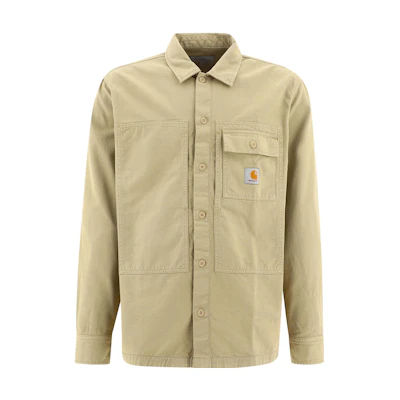 Carhartt WIP Solid Button-Up Cotton Jacket Yellow Men’s I0307650VZGD