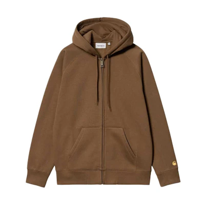 Carhartt WIP Solid Color Brown Hooded Jacket I026385-1R0-XX