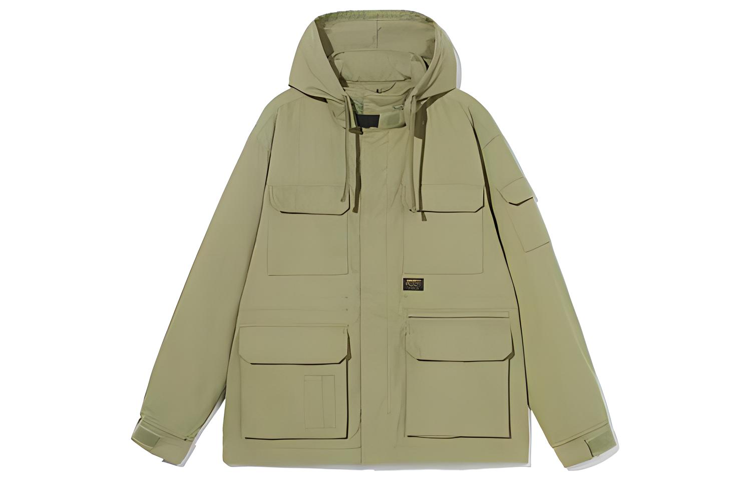 Carhartt WIP Solid Color Casual Hooded Jacket CHXJKA222015J-GRD