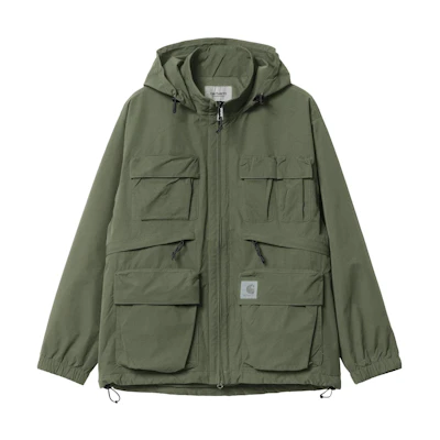 Carhartt WIP Solid Color Drawstring Stand Collar Jacket - I031482-667-XX
