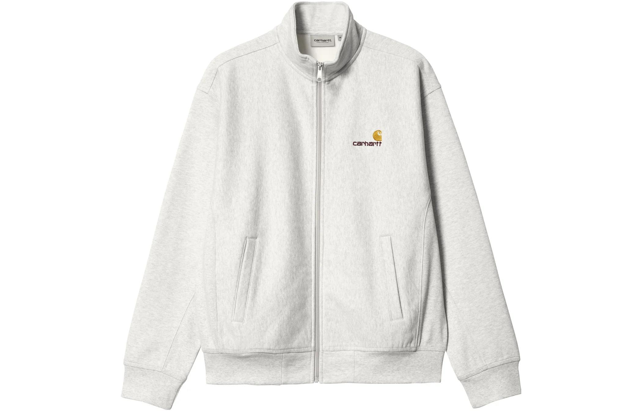 Carhartt WIP Solid Color Embroidered Logo Zip-Up Stand Collar Jacket I031686-482-XX