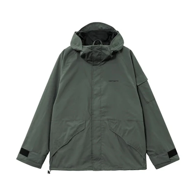 Carhartt WIP Solid Color Green Hooded Jacket I031356-1DR-XX