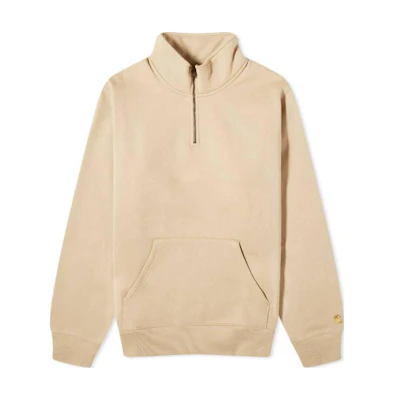 Carhartt WIP Solid Color High Neck Pullover Sweatshirt Brown I033665-22I-XX