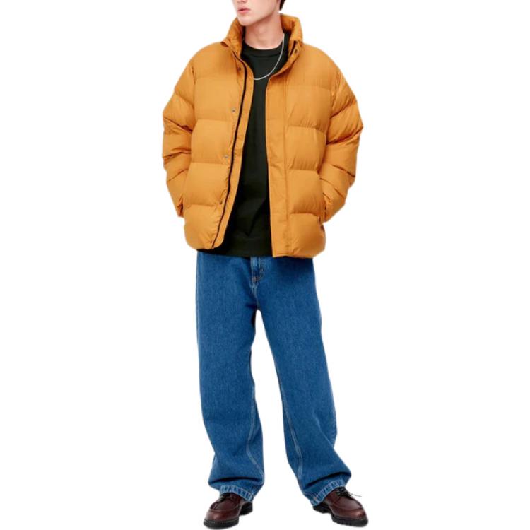 Carhartt WIP Solid Color High Neck Zip-Up Jacket for Men I030822-19L-XX 圖 5