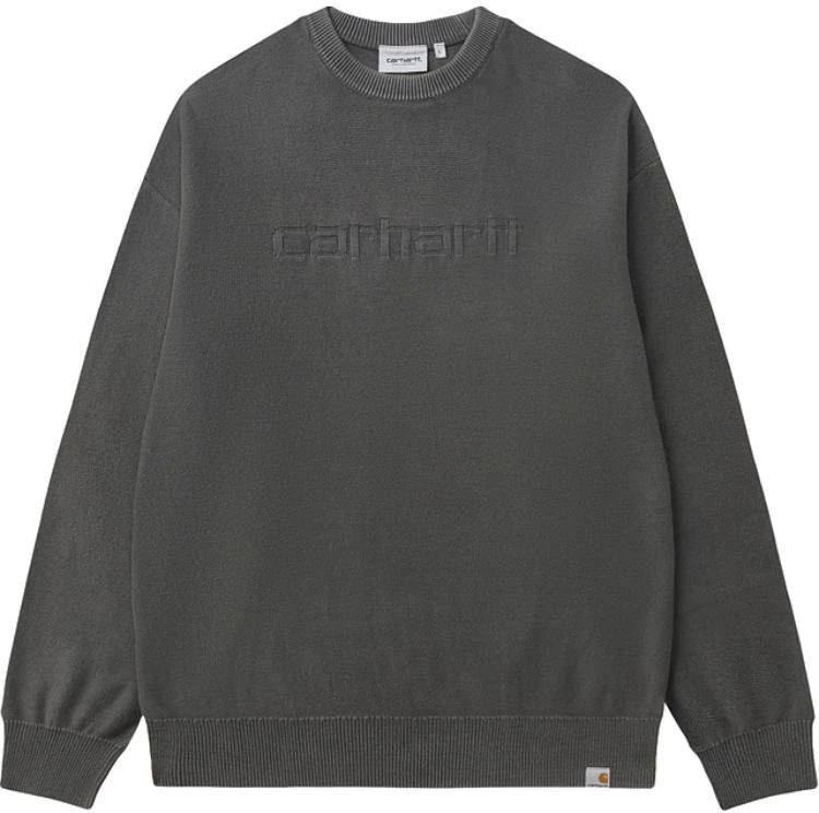carhartt-wip-solid-color-letter-logo-crewneck-long-sleeve-sweatshirt-chxswa-242017-n
