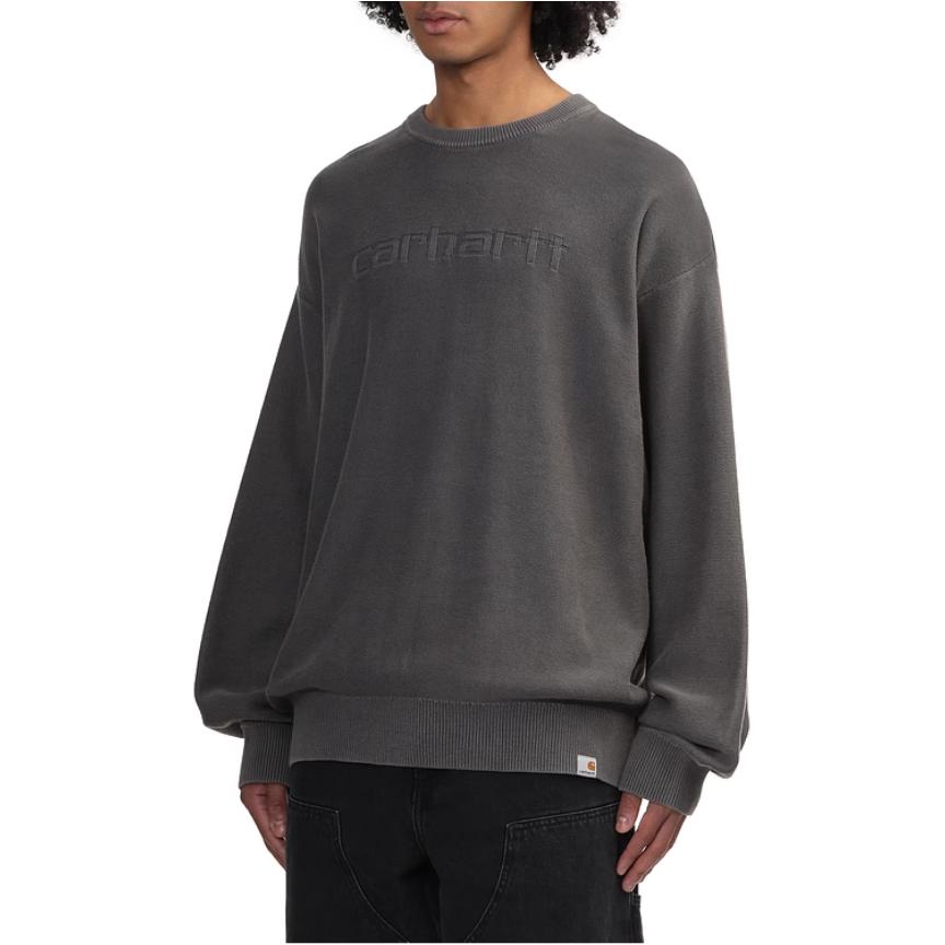 Shop Sudadera Carhartt WIP Manga Larga Logo Letras Color Sólido. CHXSWA242017N