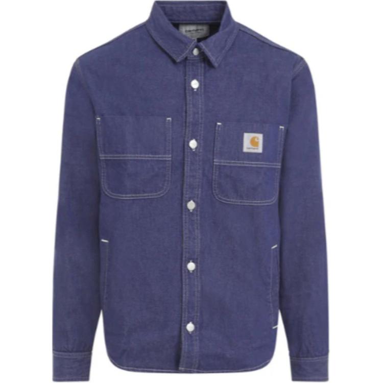 Carhartt WIP Solid Color Long Sleeve Jacket Blue I033888-2BZ-02