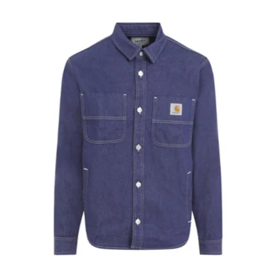 Carhartt WIP Solid Color Long Sleeve Jacket Blue I033888-2BZ-02