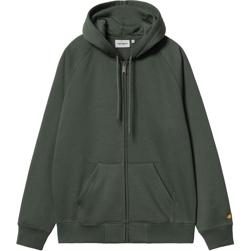 Carhartt WIP Solid Color Loose Fit Zip-Up Jacket Green I033664-2CX-XX