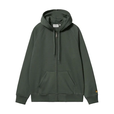Carhartt WIP Solid Color Loose Fit Zip-Up Jacket Green I033664-2CX-XX