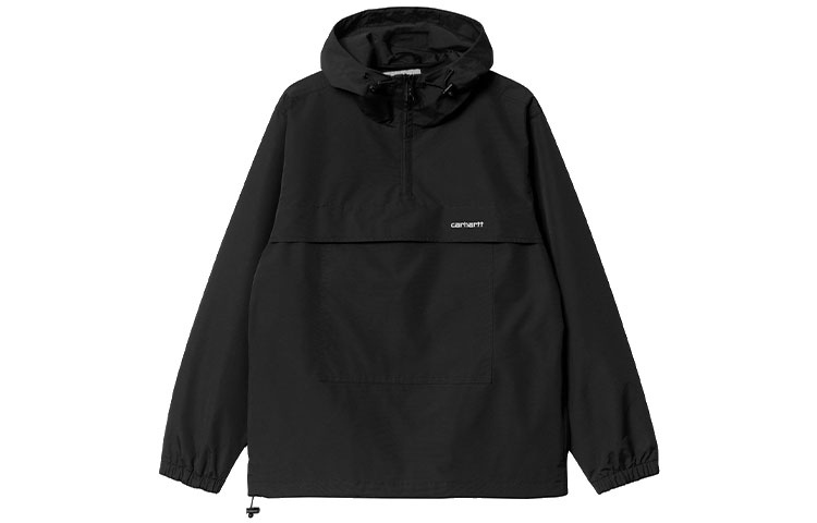 Order Carhartt WIP Solid Color Minimalist Hoodie Jacket Black I030008-0D2-XX