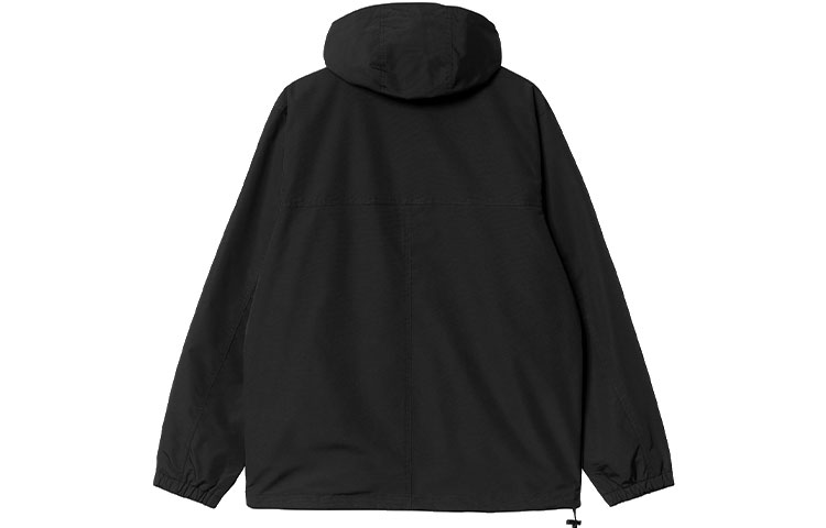 Lookbook Carhartt WIP Solid Color Minimalist Hoodie Jacket Black I030008-0D2-XX
