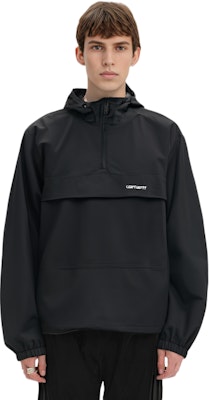 Carhartt WIP Solid Color Minimalist Hoodie Jacket Black I030008-0D2-XX Details for Carhartt WIP Solid Color Minimalist Hoodie Jacket Black I030008-0D2-XX