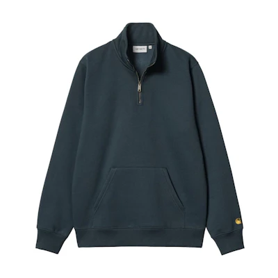 Carhartt WIP Solid Color Pullover Sweatshirt Dark Blue I033665-2D0-XX