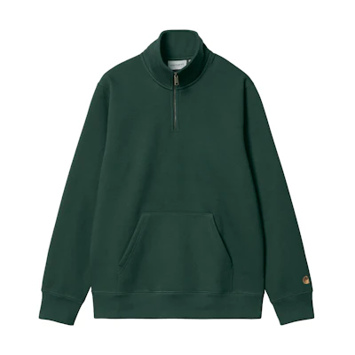 Carhartt WIP Solid Color Stand Collar Sweatshirt Green () I027038-1NV-XX