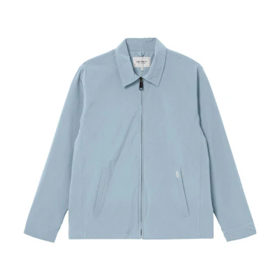 Carhartt WIP Solid Color Zip-Up Collared Jacket Blue () I030017-0F4-XX