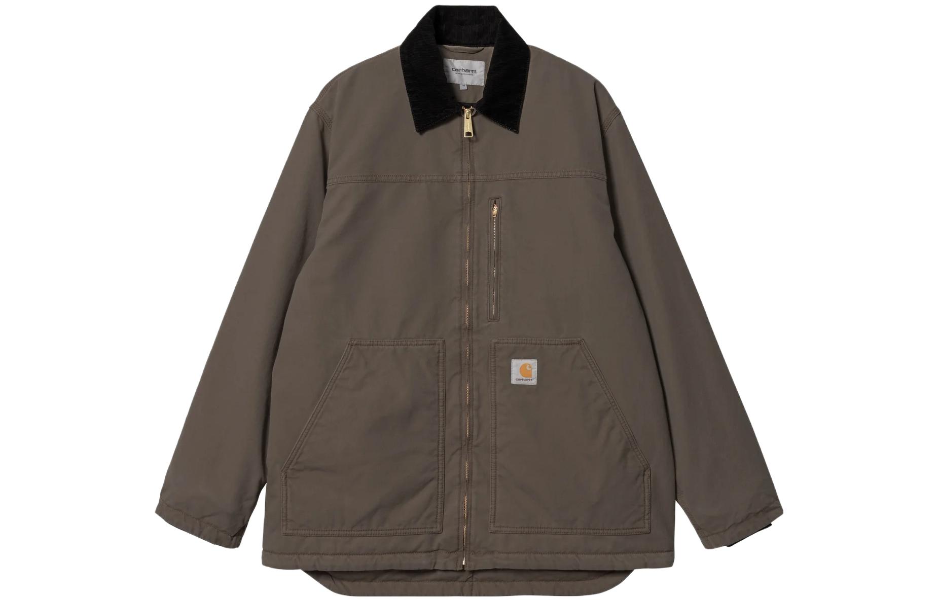 Carhartt WIP Solid Color Zip-Up Collared Long Sleeve Jacket I031227-1S4-02 圖 2